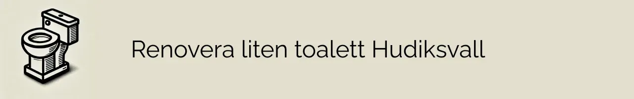 Renovera liten toalett Hudiksvall